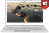 Acer Aspire S7-392 Ultrabook (4th Gen Ci5/ 4GB/ 256GB SSD/ Win8/ Touch) (NX.MBKSI.005)(13.17 inch, Glass White, 1.3 kg)
