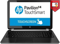 HP Pavilion 14-n296tx Notebook (4th Gen Ci5/ 4GB/ 1TB/ Win8.1/ Touch) (J8B57PA)(13.86 inch, Metallic Black, 2.1 kg)