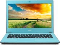 acer ASPIRE E14 Pentium Quad Core 4th Gen - (4 GB/500 GB HDD/Linux) ACER E5-432/NX.MZLSI.001 Laptop(14 inch, Ocean Blue, 2.4 kg)