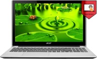 Acer Aspire V5-571P Laptop (3rd Gen Ci5/ 4GB/ 500GB/ Win8/ Touch) (NX.M49SI.003)(15.6 inch, Silver, 2.3 kg)