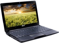 Acer AOD 270 Laptop (2nd Gen Atom Dual Core/ 2GB/ 320GB/ Linux) (NU.SGASI.003)(10 inch, Black, 1.3 kg)