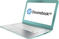 HP 14-Q003TU Chromebook (4th Gen CDC/ 4GB/ 16GB SSD/ Chrome OS)(13.86 inch, Imprint SAtin SParkle Ocean Turquoise, 1.9 kg)
