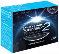 Bausch & Lomb PureVision2 - HD Monthly Contact Lens(-0.5, Transparent, Pack of 6) RS.1368.00