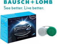 Bausch & Lomb Purevision 2 with Lens Case Monthly(-4.25, Contact Lenses, Pack of 6)