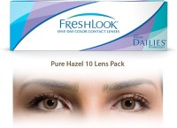 Ciba Vision Freshlook Colorblends Pure Hazel One Day By Visions India Daily(-1.50, Colored Contact Lenses, Pack of 10)