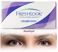 Ciba Vision Freshlook Colorblends Amethyst By Visions India Monthly(0.00, Colored Contact Lenses, Pack of 2)