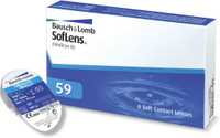 Bausch & Lomb SoftLens 59 Monthly Contact Lens(-3.5, Transparent, Pack of 6) RS.995.00