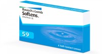 Bausch & Lomb SofLens 59 Monthly Contact Lens(-2.5, Transparent, Pack of 6) RS.799.00