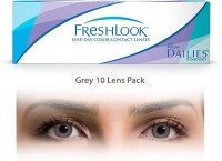 Ciba Vision Freshlook Grey One Day Colorblends By Visions India Daily(-4.75, Colored Contact Lenses, Pack of 10)