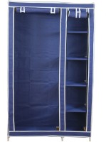 View Novatic Carbon Steel Collapsible Wardrobe(Finish Color - Navy Blue) Furniture