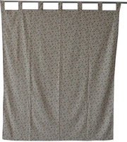 Adt Saral Cotton (6.4ft) 200 cm Door Curtain Single Curtain(Printed White) RS.350.00