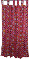 Adt Saral Cotton Door Curtain (7.2ft) 225 cm Single Curtain(Printed Multicolor) RS.400.00