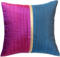 Ans Floral Cushions Cover(40 cm*40 cm, Blue)