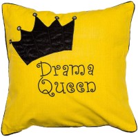 Band Box Embroidered Cushions Cover(40.64 cm*40.64 cm, Yellow)