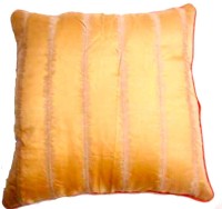 Homeblendz Striped Cushions Cover(40 cm*40 cm, Brown, Yellow)
