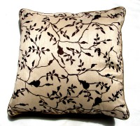 Homeblendz Abstract Cushions Cover(40 cm*40 cm, Beige, Brown)
