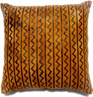 Homeblendz Abstract Cushions Cover(40 cm*40 cm, Black, Brown)