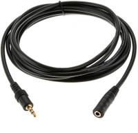 Devaji Male to Female - 5 meter long HQ Extension AUX Cable(Black) RS.338.00