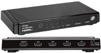 Jinali HDMI Screen Extender 1x4 8.5 m HDMI Cable(Compatible with Split, HDMI 1X4, Black, One Cable)