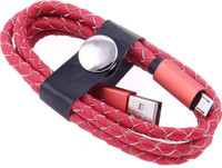 Chkokko Leather Coated USB Cable(Red) RS.299.00