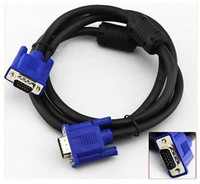 Jinali 3+9 With 2 Ferrit VGA Cable 50 m VGA Cable(Compatible with Moniter, Computer, Desktop, Blue, One Cable)