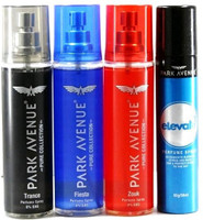 Park Avenue Elevate, Zouk, Trance and Fiesta Deodorant Body Spray (463ML)