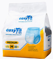 EasyFit Disposable Pullups Adult Diapers - M(10 Pieces) EasyFit Disposable Pullups Adult Diapers - M(10 Pieces)