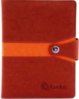 Kemket Notebook A5 Diary unruled 200 Pages(Brown)