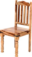 View Induscraft Solid Wood Dining Chair(Set of 1, Finish Color - Brown) Furniture (Induscraft)