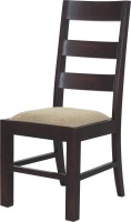 View InLiving Dublin Solid Wood Dining Chair(Set of 1, Finish Color - Dark Brown) Furniture (InLiving)