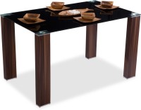 View Durian HIDCO/59401/A Engineered Wood 4 Seater Dining Table(Finish Color - Cappuccino) Furniture (Durian)