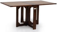 View Urban Ladder Danton 3 - to - 6 Extendable Solid Wood 6 Seater Dining Table(Finish Color - Teak) Furniture (Urban Ladder)