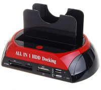 View Speed Station HDDDOCK HDD Docking Station(Black, Red) Laptop Accessories Price Online(Speed)