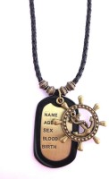 the jewelbox Anchor H1022FPQQJJ Engraved Black, Bronze Dog Tag