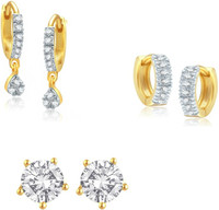 Jewels Galaxy AD Bali Combo Alloy Earring Set RS.449.00