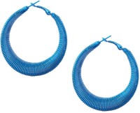 Being Women Elegant Blue Fashion Alloy Hoop Earring RS.235.00