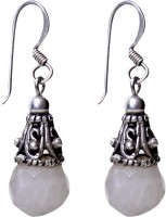 abhooshan Unique Designs Moonstone Sterling Silver Drops & Danglers