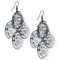 Being Women Elegant Grey Fashion Alloy Dangle Earring RS.225.00