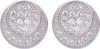 Abhooshan Sparkle wind Cubic Zirconia Sterling Silver Stud Earring RS.540.00
