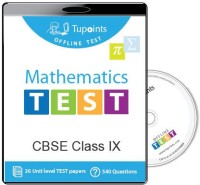 Tupoints Cbse Class 9 Maths Offline Test(DVD) - Price 325 56 % Off  