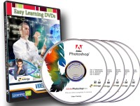 Easy Learning Photoshop CS6 Complete 4 Courses (5 Video DVDs Pack)(DVD) - Price 999 37 % Off  