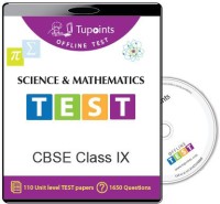 Tupoints Cbse Class 9 Science And Mathematics Offline Test(DVD) - Price 525 65 % Off  
