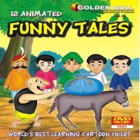 Golden Ball 12 Animated Funny Tales(DVD) - Price 125 7 % Off  