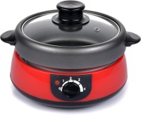 Shrih SH - 0624 Electric Rice Cooker with Steaming Feature(1.2 L, Red)