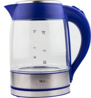 RNG EKO GREEN RNG 1752-Blue Electric Kettle(1.8 L, Clear (Glass), Blue, Silver (Stainless Steel))