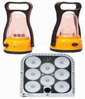View mobizon mohit Emergency Light And 2 Lanterns - Pack Of 3 Emergency Lights(Yellow) Home Appliances Price Online(Mobizon)
