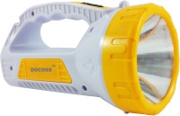 View DOCOSS PR-959-Yellow- Rechargeable Led Torch + Emergency Lamp Light Torches(Multicolor) Home Appliances Price Online(DOCOSS)