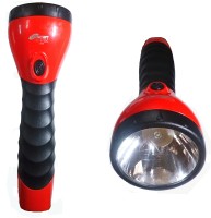View Tuscan High Beam Rechargeable Big - 2 Watt LED - Set of 2 Torches(Black, Red) Home Appliances Price Online(Tuscan)