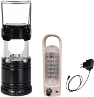Golddust SMD-G85CLE-22 Rechargeable Emergency Lights(Black, White)   Home Appliances  (Golddust)