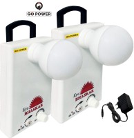View GO Power 12 LED Eye Bulb (Set of 2) with Charger Rechargeable Emergency Lights(White) Home Appliances Price Online(GO Power)